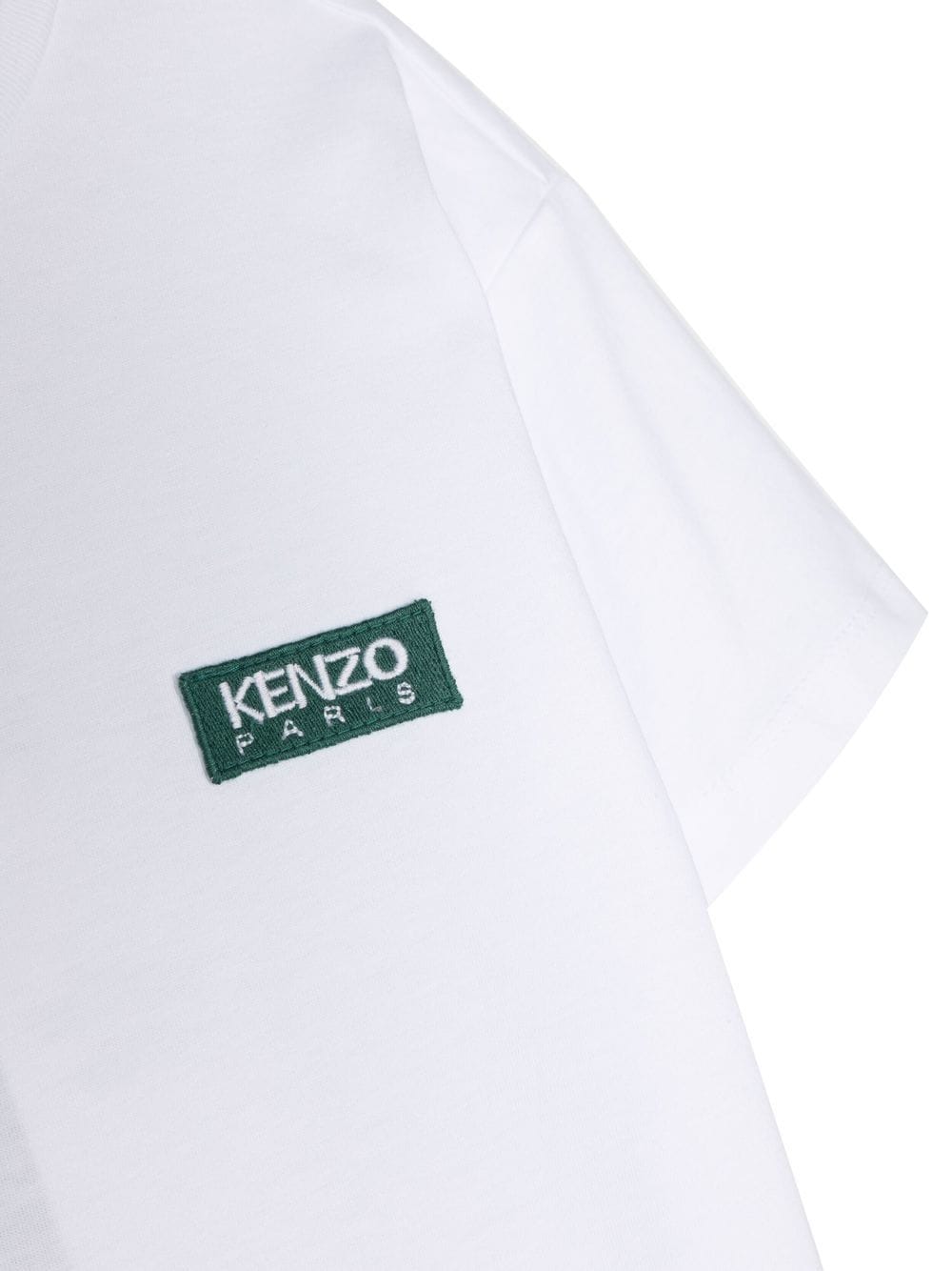 KENZO KIDS WHITE LOGO T-SHIRT