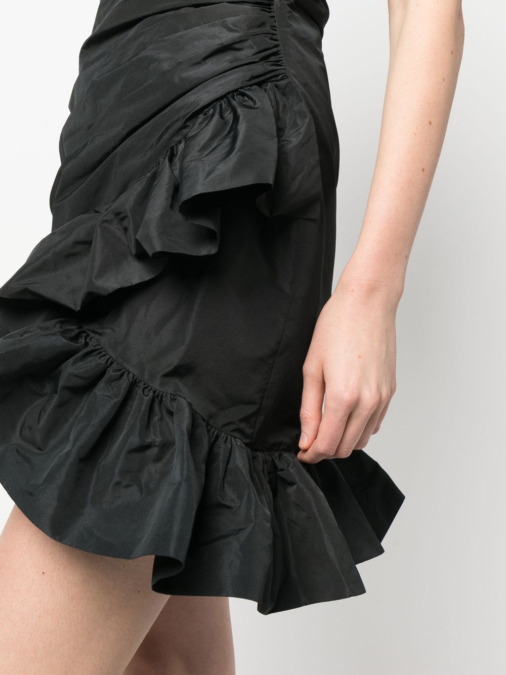 MSGM BLACK SHORT DRESS