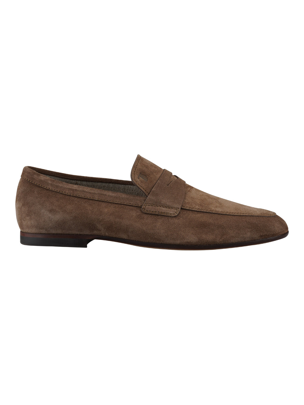 TOD`S BROWN LEATHER LOAFER