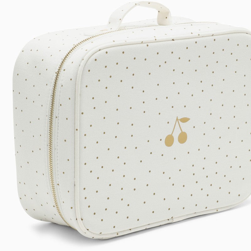 BONPOINT White/gold polka dot small roof box